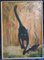 Bum Diemers, Black Cat, 1970s, Oil on Canvas 2
