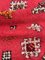 Tappeto Boucherouite in cotone berbero rosso, anni '80, Immagine 3
