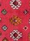 Roter marokkanischer Berber Teppich aus Boucherouite, 1980er 8