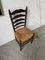 Rustic Oak Straw Chairs, 1890s, Set of 3, Image 13