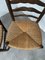 Rustic Oak Straw Chairs, 1890s, Set of 3 18