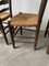 Rustic Oak Straw Chairs, 1890s, Set of 3, Image 28