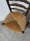 Rustic Oak Straw Chairs, 1890s, Set of 3, Image 30
