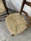 Rustic Oak Straw Chairs, 1890s, Set of 2 20