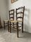 Rustic Oak Straw Chairs, 1890s, Set of 2 14