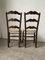 Rustic Oak Straw Chairs, 1890s, Set of 2 30