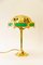 Art Deco Table Lamp with Opaline Glass Plates, Vienna, 1920s 3