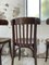 Wooden Bistro Chairs, 1950s, Set of 4, Image 23