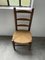 Rustic Oak Straw Chair, 1950s 12