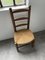 Rustic Oak Straw Chair, 1950s 2