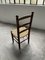 Rustic Oak Straw Chair, 1950s 21