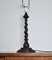 Lámpara de mesa vintage de roble y cebada, Imagen 4
