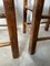 Rustic Handcrafted Oak Chairs, 1890s, Set of 4, Image 13