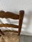 Rustikale handgefertigte Stühle aus Eiche, 1890er, 4 . Set 22
