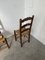 Rustic Handcrafted Oak Chairs, 1890s, Set of 4, Image 20