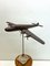 Handmade Oak Hercules C-130 Airplane on Stand, 1950s 1
