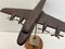 Handmade Oak Hercules C-130 Airplane on Stand, 1950s, Image 7