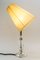 Glass Table Lamp with Chrome Parts and Fabric Shade, Vienna, 1960s, Image 6