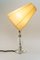Glass Table Lamp with Chrome Parts and Fabric Shade, Vienna, 1960s 4