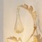 Wandlampen mit Farbigen Muranoglas Hängen in Elfenbein Struktur, Italien, 2er Set 10