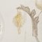 Lampade da parete in vetro di Murano colorato avorio e struttura bianca, Italia, set di 2, Immagine 11