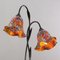 Table Lamp with Murano Glass Cups with Multicolored Murrine & Dark Brass Structure, Italy 11