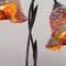 Tischlampe mit Tassen aus Muranoglas mit Struktur aus mehrfarbigem Murrine & dunklem Messing, Italien 7