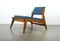 German Low Lounge Chair with Ottoman, 1950s 5