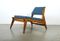German Low Lounge Chair with Ottoman, 1950s, Image 5