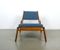 German Low Lounge Chair with Ottoman, 1950s 6