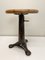 Stool in Cast Iron and Wood from Singer, 1930s 5