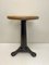 Stool in Cast Iron and Wood from Singer, 1930s 11