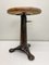 Stool in Cast Iron and Wood from Singer, 1930s 6