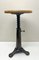 Stool in Cast Iron and Wood from Singer, 1930s 12