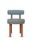 Moca Chair in Famiglia 49 Fabric and Smoked Oak by Studio Rig for Collector 1