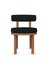 Moca Chair in Dan Midnight Fabric and Smoked Oak by Studio Rig for Collector 1