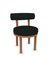 Moca Chair in Dan Midnight Fabric and Smoked Oak by Studio Rig for Collector 2