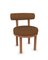 Moca Chair aus schokoladenbraunem Stoff von Dan und Räuchereiche von Studio Rig für Collector 2