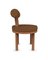 Moca Chair aus schokoladenbraunem Stoff von Dan und Räuchereiche von Studio Rig für Collector 3