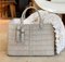Paraty Indochina Croco Woven Leather Basket by Elisa Atheniense Home 5