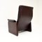 Vintage Leather Reclining Armchair and Stool from de Sede, 1960, Set of 2, Image 7
