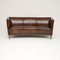 Vintage Danish Leather Sofa, 1950s 2