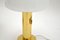 Vintage Italian Brass and Glass Table Lamps, 1970, Set of 2, Image 7