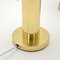 Vintage Italian Brass and Glass Table Lamps, 1970, Set of 2 8