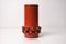 Jarrón Ceralux de cerámica en rojo de Hans Welling para Ceramano, años 60, Imagen 2