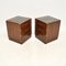 Vintage Military Campaign Style Bedside Chests, 1950, Set of 2, Image 4