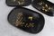 Japanese Lacquer Trays, 1950s, Set of 3 5