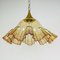 Lámpara colgante vintage de cristal de Murano de De Majo, Italia, años 70, Imagen 10