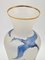 Sandblasted Glass Vase by E. Cris, 1970s 8