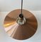Functionalist Nautical Hanging Lamp in Brass and Opaline Glass from Lyfa, 1970s 5